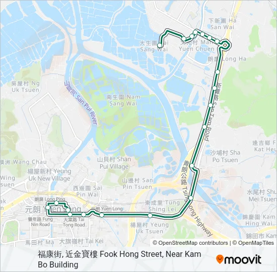 巴士36的線路圖
