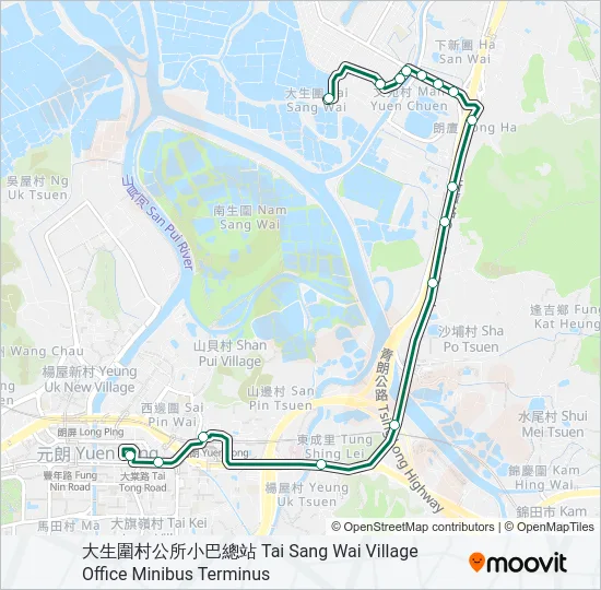 巴士36的線路圖