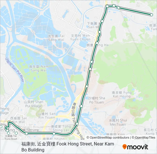 37 Bus Line Map