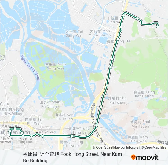 38 Bus Line Map