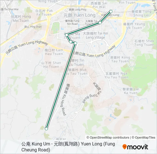 39 Bus Line Map