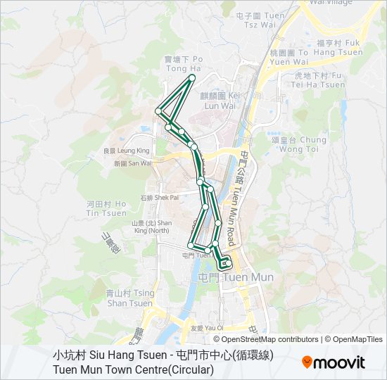 40 Route: Schedules, Stops & Maps - 小坑村小巴總站 Siu Hang Tsuen Minibus ...