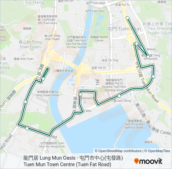 41 Bus Line Map