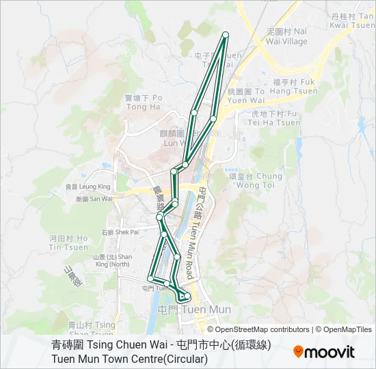 42 Bus Line Map