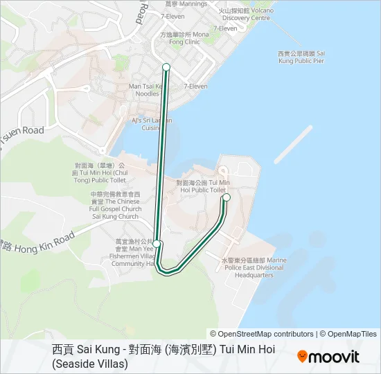 4A Bus Line Map