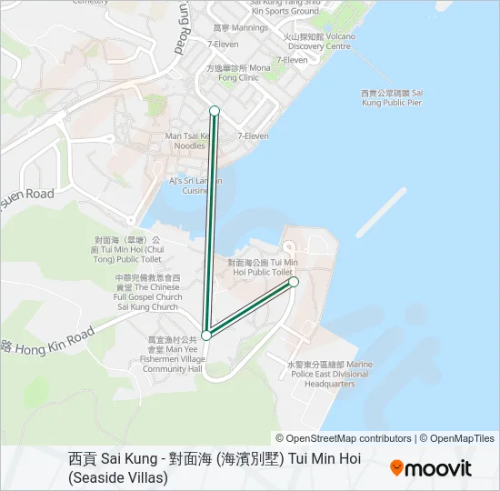 4A Bus Line Map