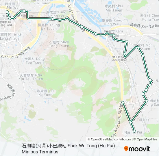 71 Bus Line Map