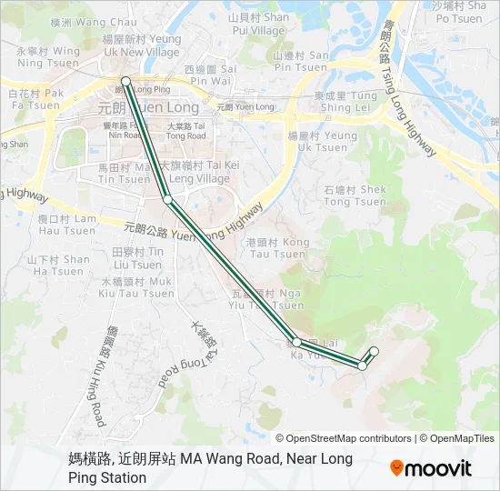 73 Bus Line Map