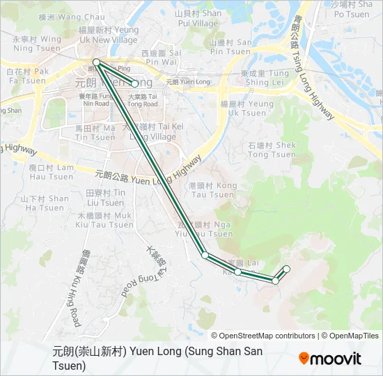 73 Bus Line Map