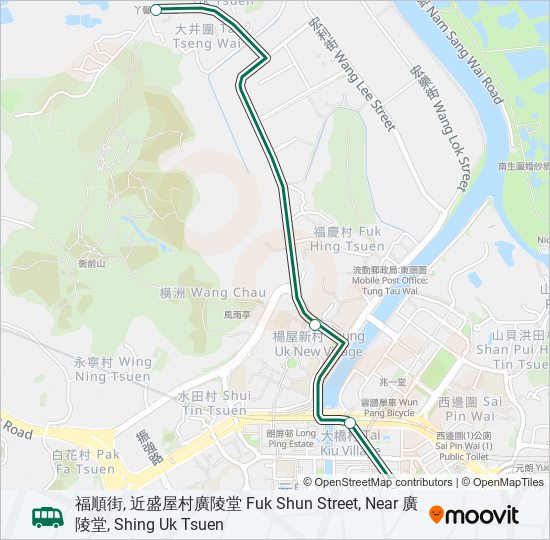 74 bus Line Map