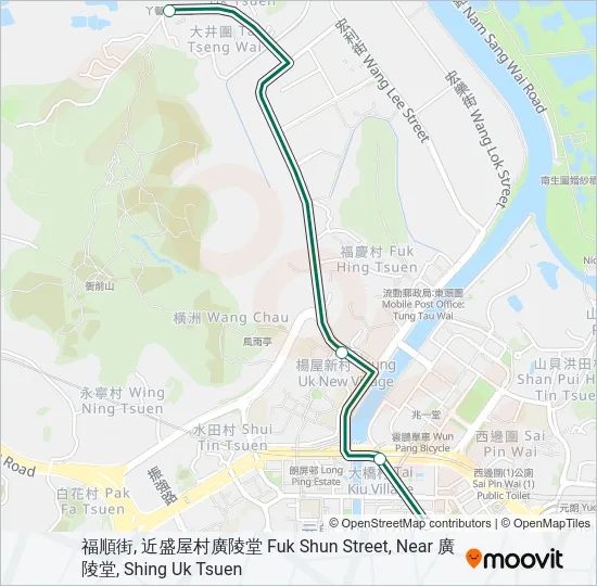 74 Bus Line Map