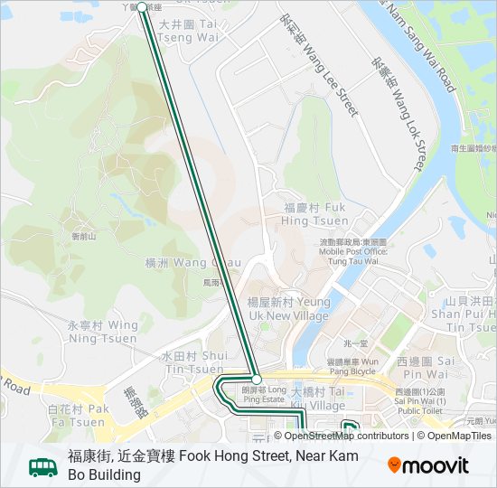 74 bus Line Map