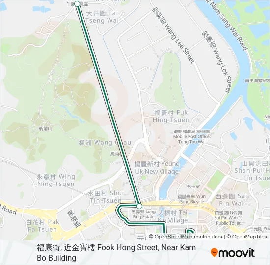 74 Bus Line Map