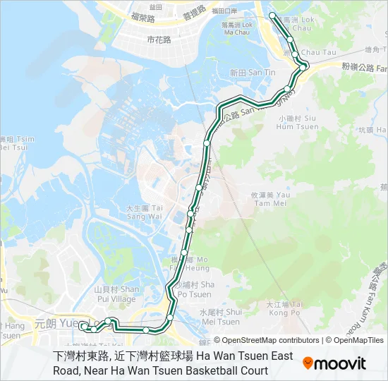 75 Bus Line Map