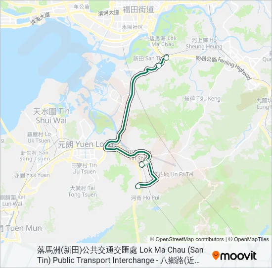 78 Bus Line Map