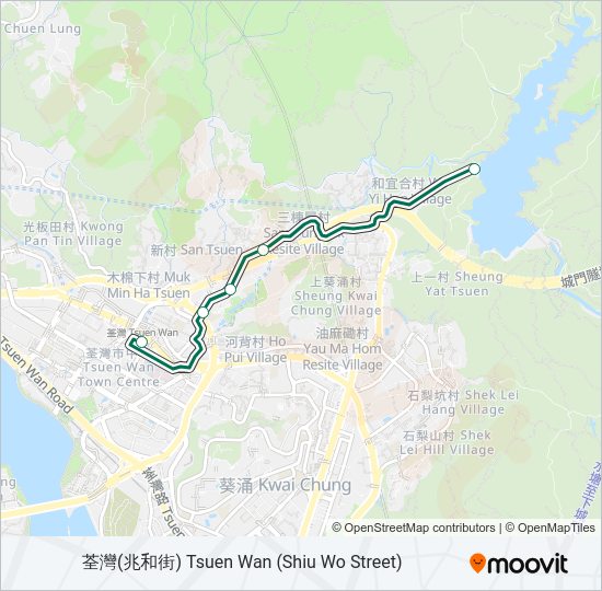 巴士82的線路圖