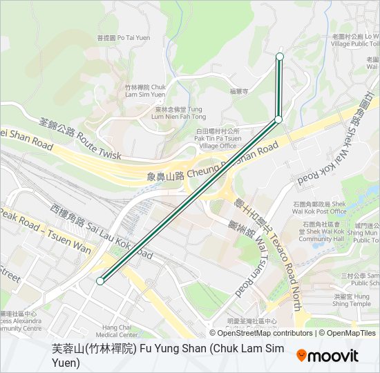 巴士85的線路圖
