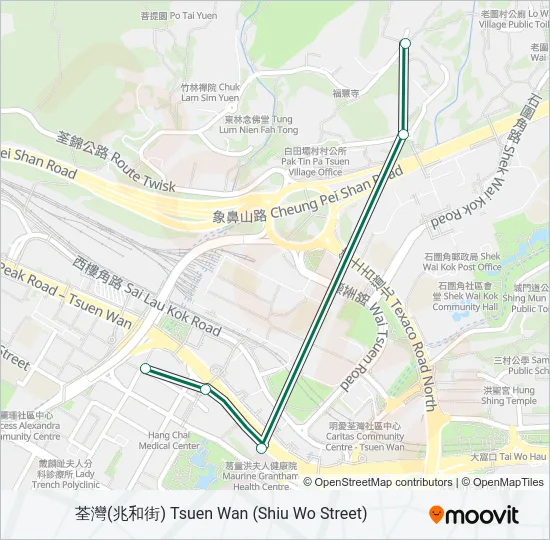 85 Bus Line Map