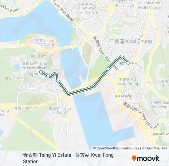 88 Bus Line Map
