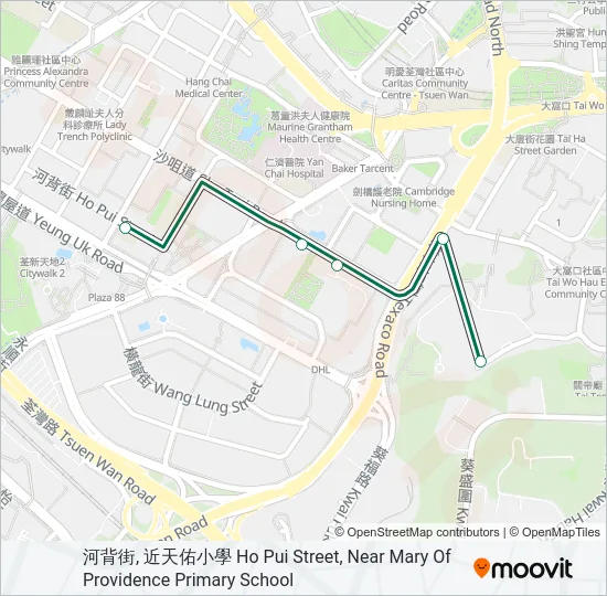 89 Bus Line Map