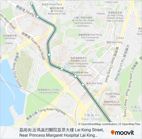 91 Bus Line Map
