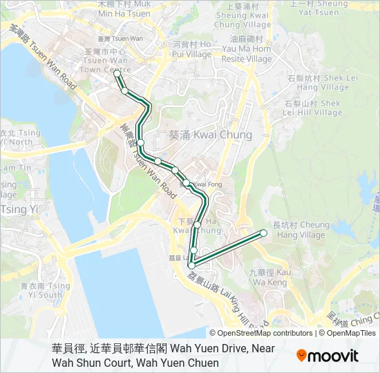93 Bus Line Map
