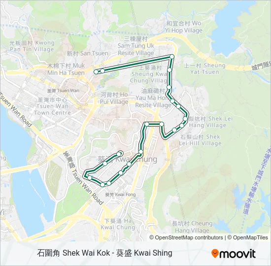 94 Bus Line Map