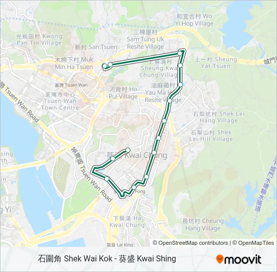 94 Bus Line Map