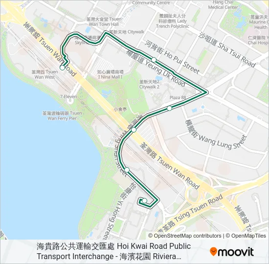 99 Bus Line Map