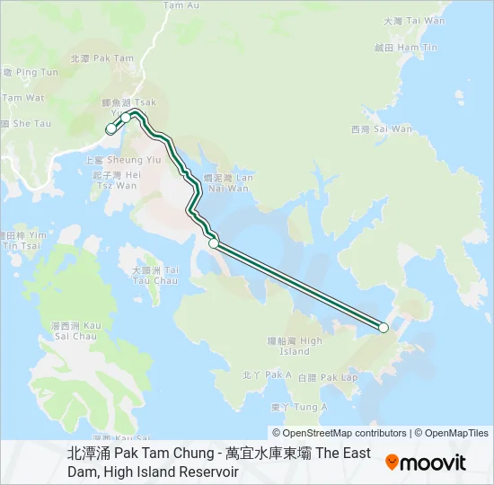 9A Bus Line Map