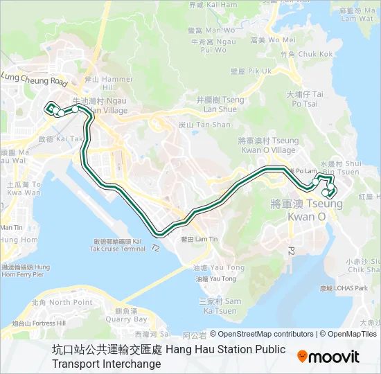 102 Bus Line Map