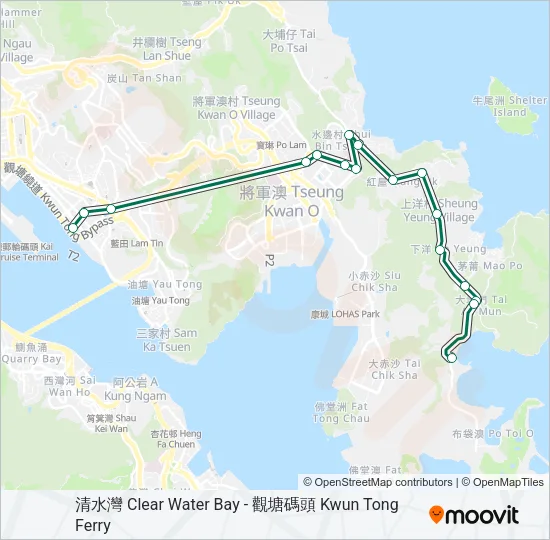 103 Bus Line Map