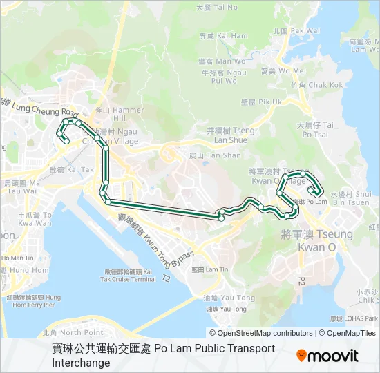 巴士111的線路圖