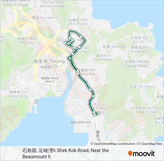 113 Bus Line Map