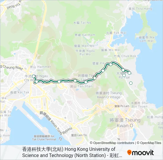 11B Bus Line Map