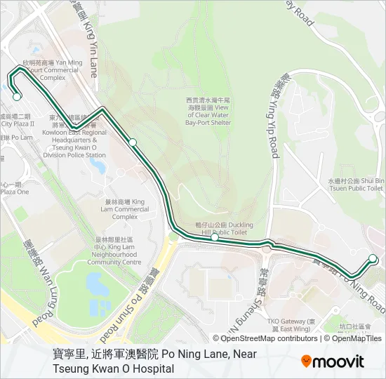 15A Bus Line Map