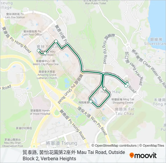 15A Bus Line Map