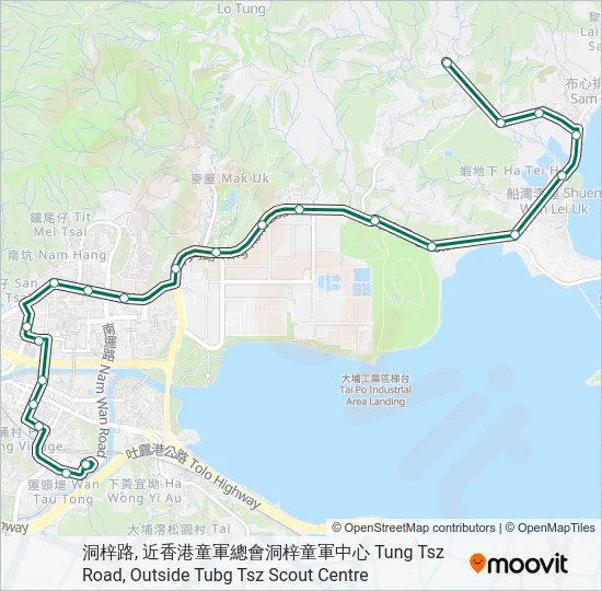 20B Bus Line Map