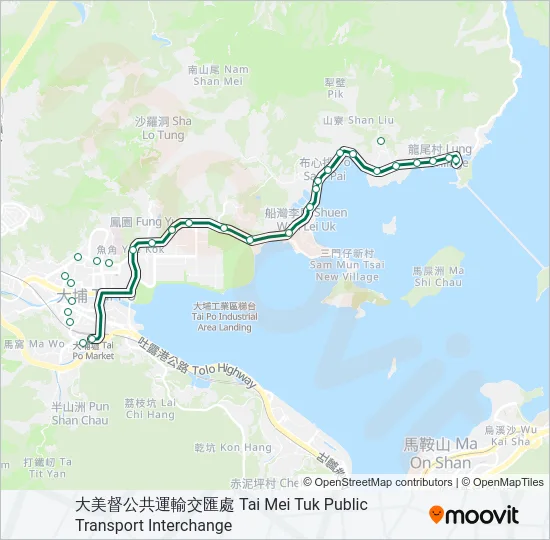 20C Bus Line Map