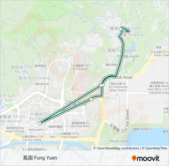 20M Bus Line Map