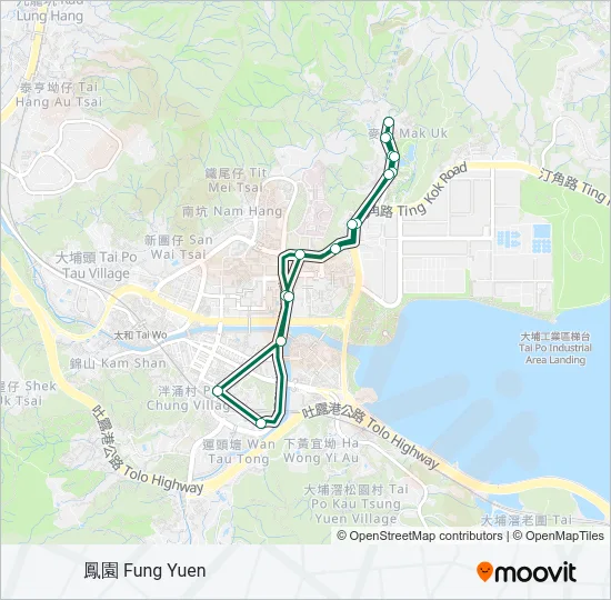 20P Bus Line Map