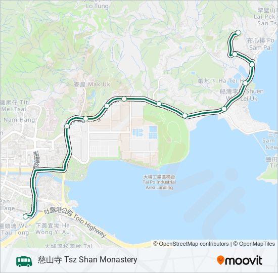 20T bus Line Map