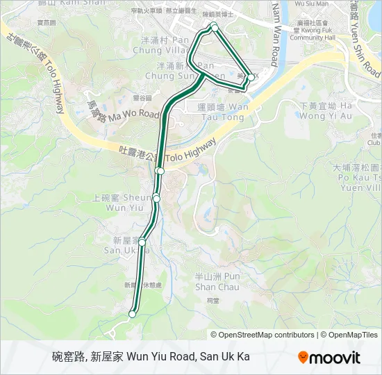 23K Bus Line Map