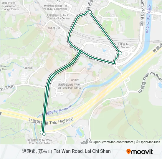 23K Bus Line Map
