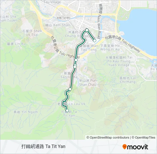 23S Bus Line Map
