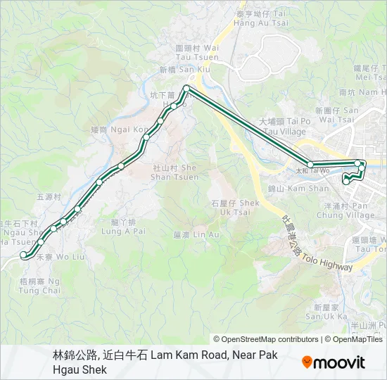 25K Bus Line Map