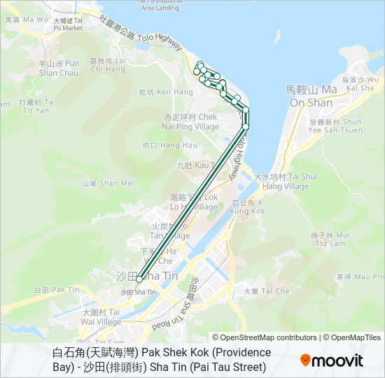27A Bus Line Map
