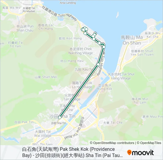 27B Bus Line Map