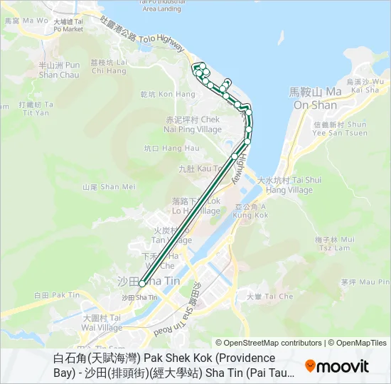 27B Bus Line Map