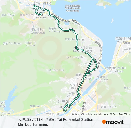 28K Bus Line Map